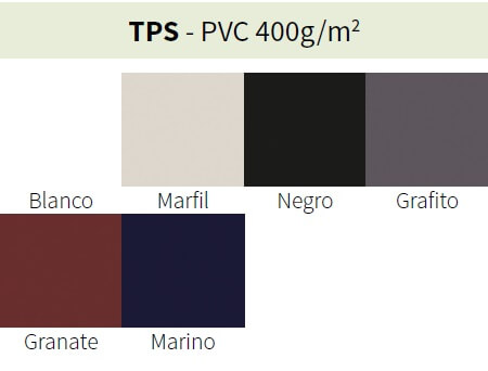Tejido Impermeable 400g PVC para pasaroles de grandes dimensiones